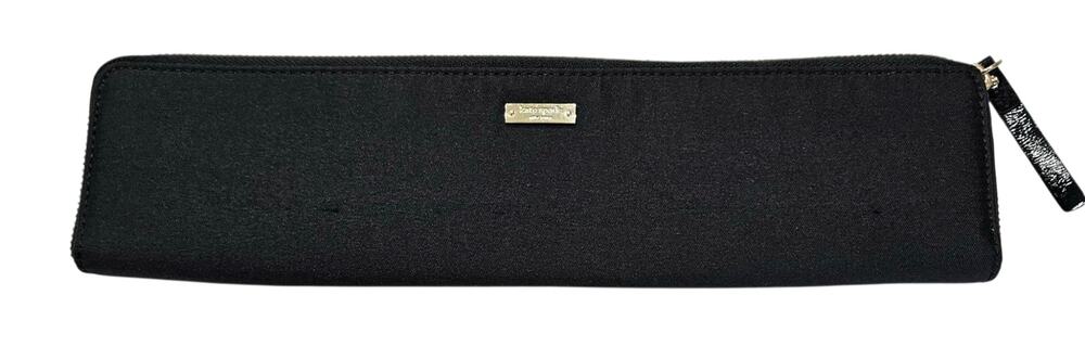 Kate Spade Rare Black Satin Evening Clutch